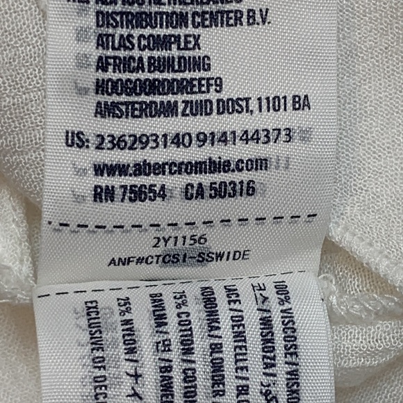 Abercrombie kids 3/4 sleeve blouse. - Picture 6 of 8